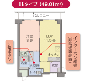 間取りBタイプ