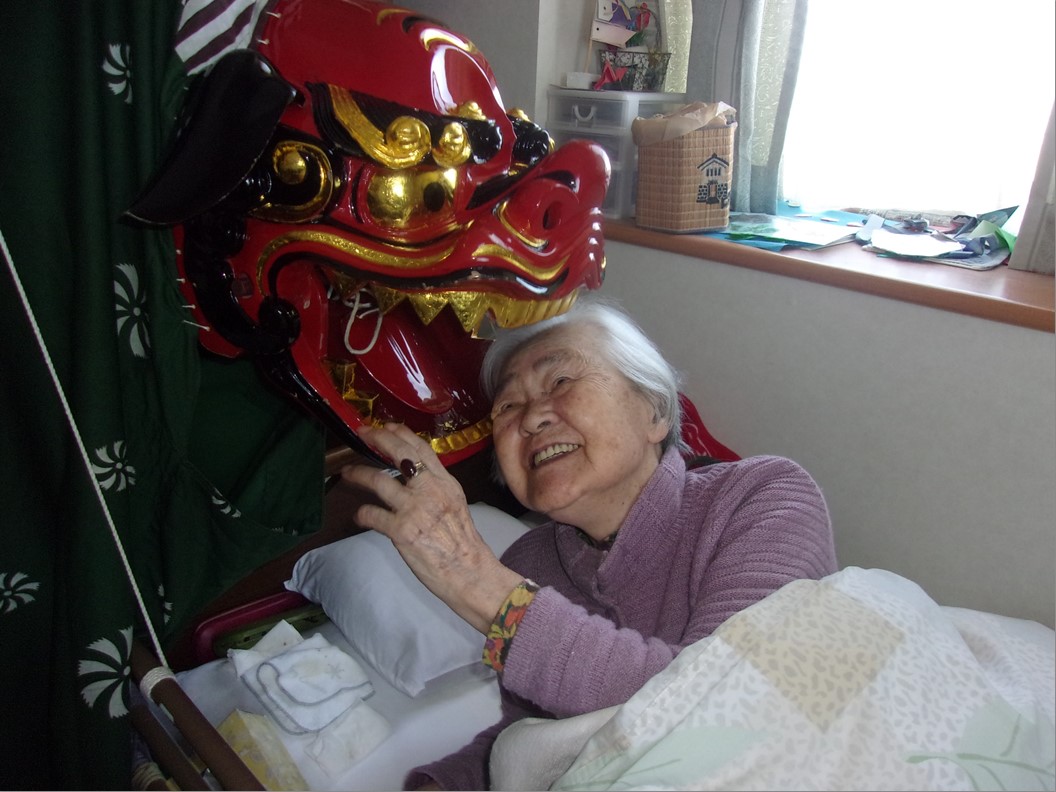 毎年恒例の獅子舞がありました!