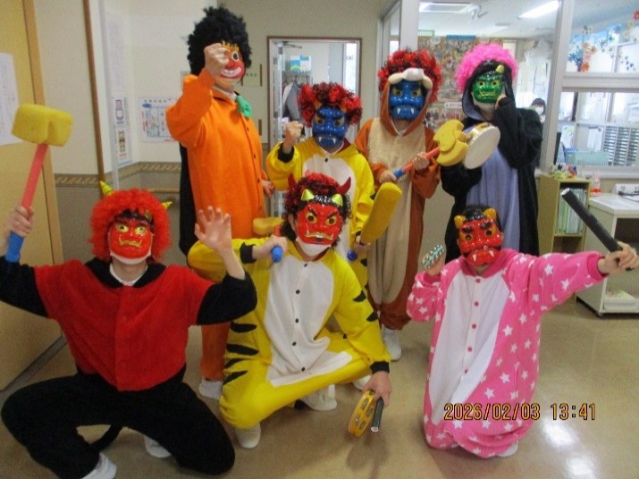 鬼は～外！！福は～内！！