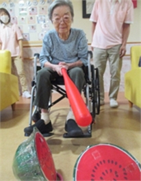 スイカ割りをしました！